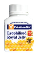 รูปภาพของ Vitahealth Lyophilised Royal Jelly 60softgels ไวต้าเฮล์ธ รอยัล เจลลี่ชนิดแห้ง (ใหญ่่)